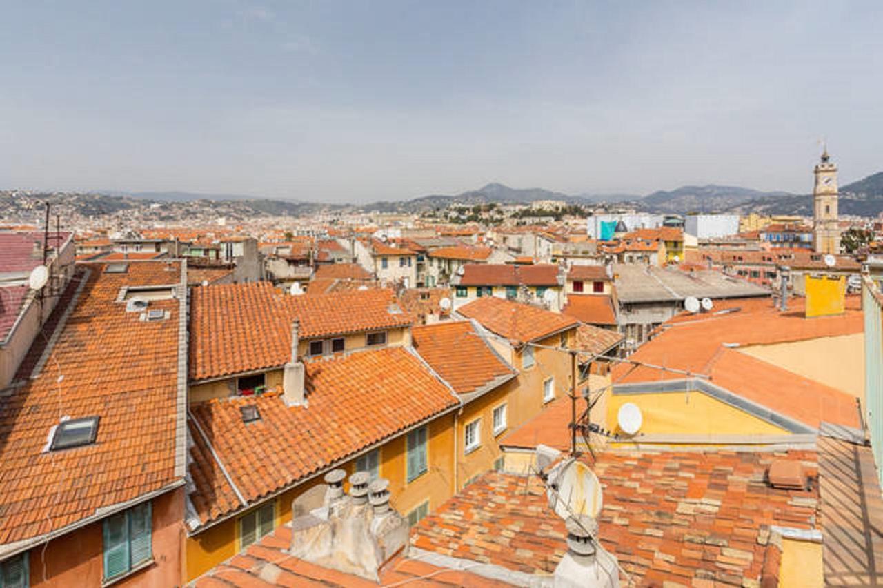 La Croix - F3, Terrasse Vue Panoramique, Vieux-Nice Old Town And Terrace מראה חיצוני תמונה
