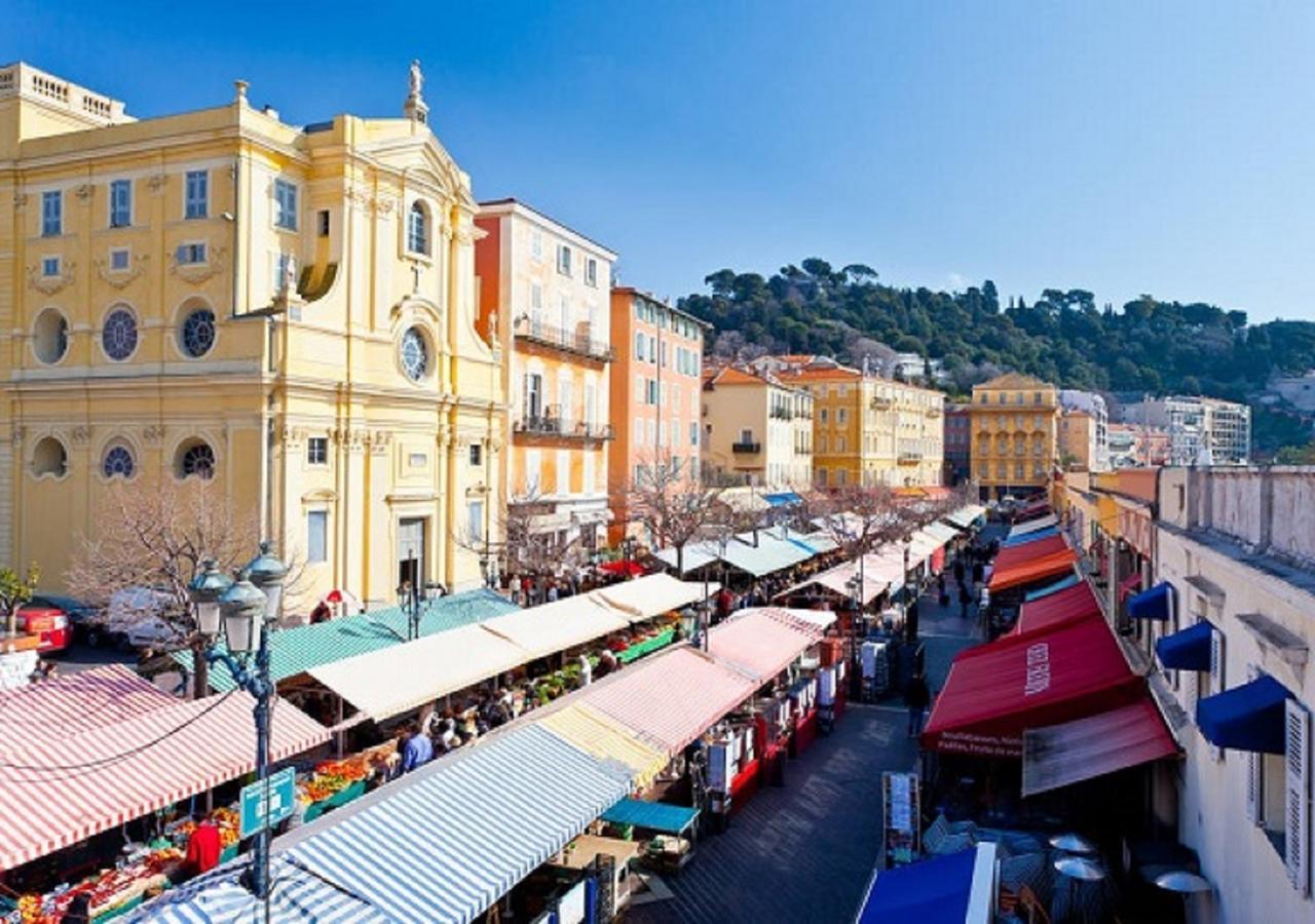 La Croix - F3, Terrasse Vue Panoramique, Vieux-Nice Old Town And Terrace מראה חיצוני תמונה